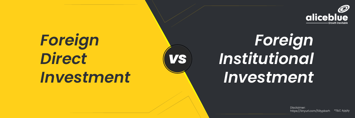 Difference Between FDI and FII