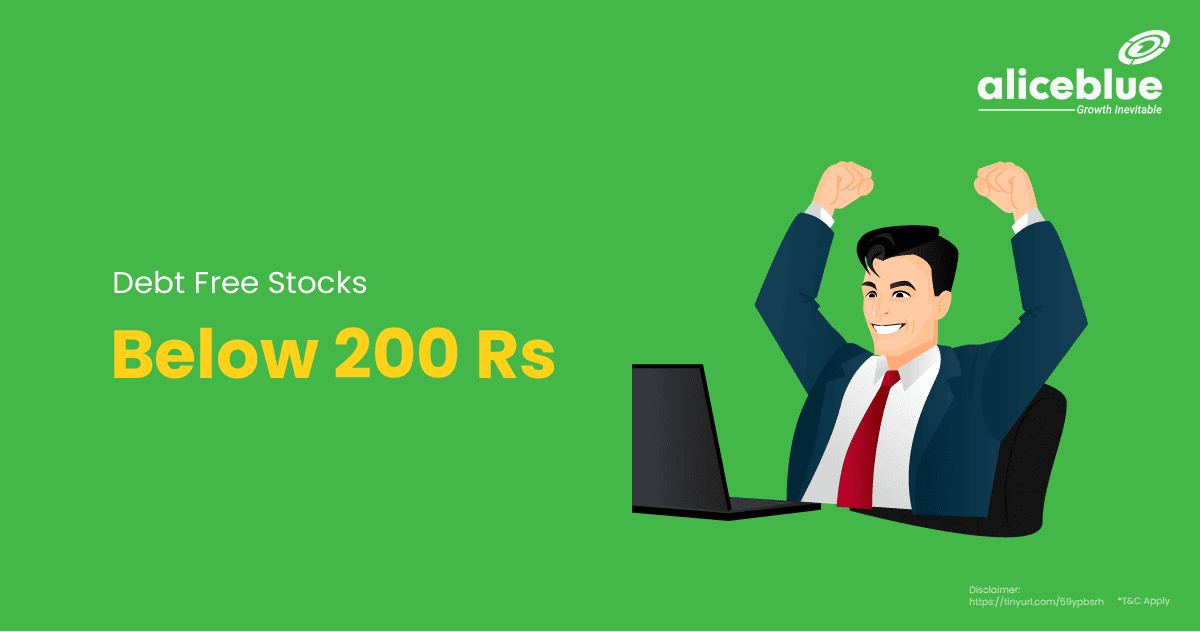 Debt Free Stocks Under 200 Rs English