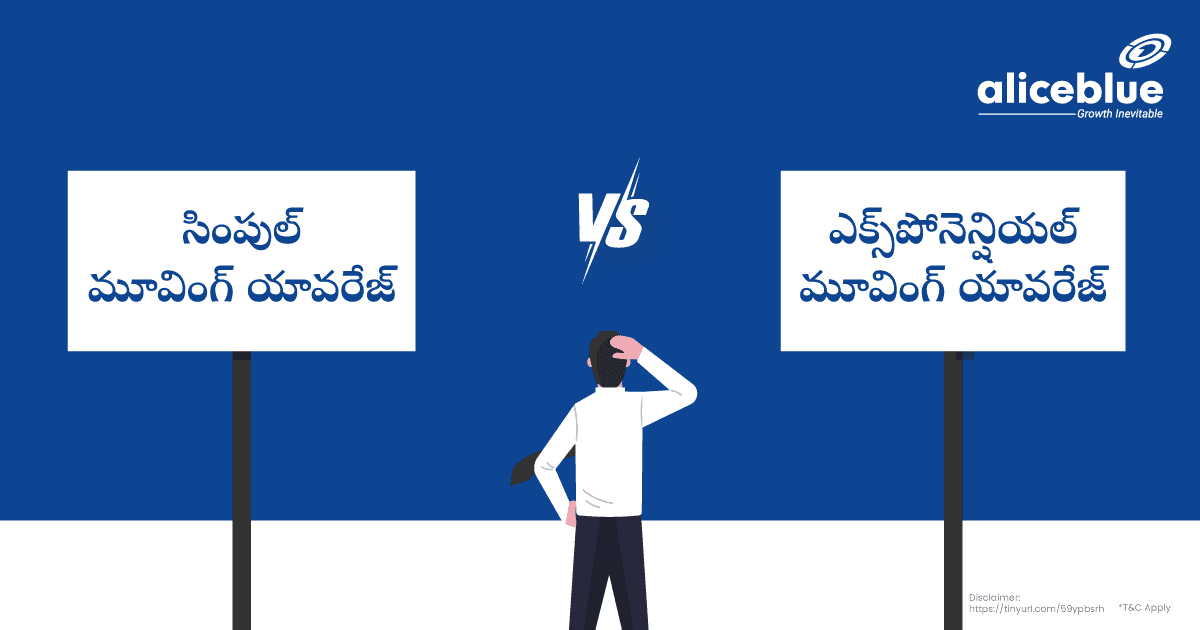 Simple Vs Exponential Moving Average Telugu