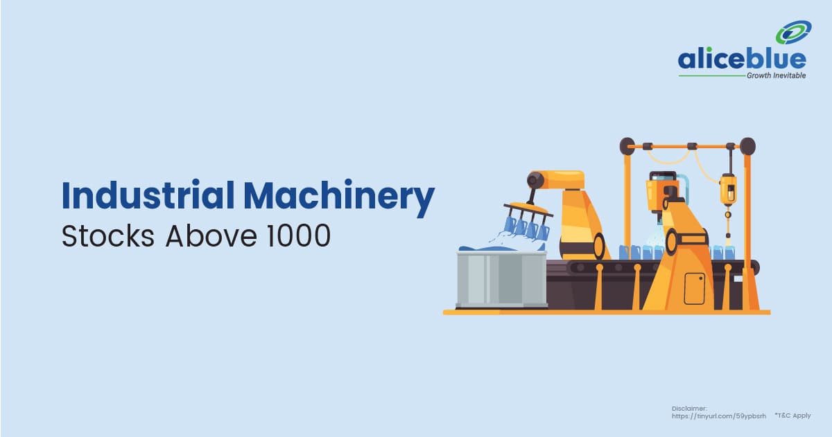 Industrial Machinery Stocks Above 1000 English