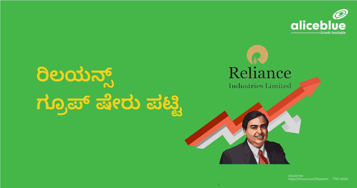 Reliance Group Share List Kannada