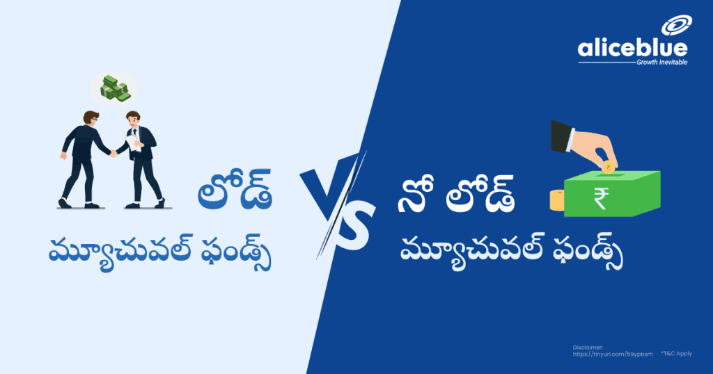 Load Vs No load Mutual Funds Telugu