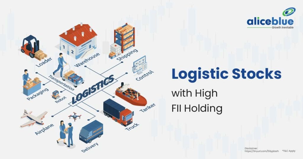 Logistic Stocks with High FII Holding English