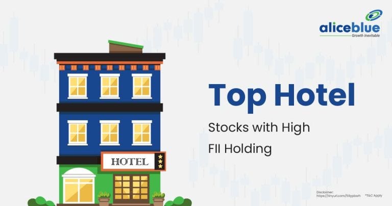 Top Hotel Stocks with High FII Holding English