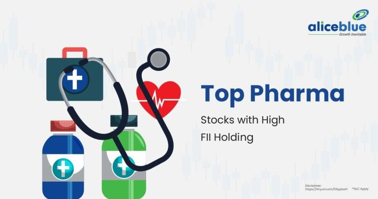 Top Pharma Stocks with High FII Holding English