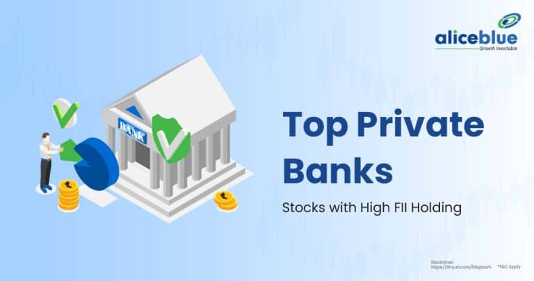 Top Private Banks Stocks with High FII Holding English