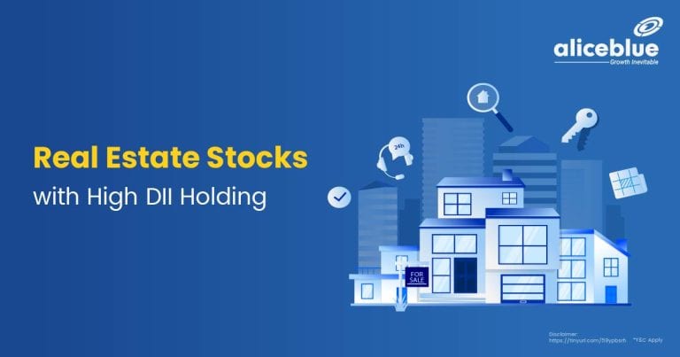 Real Estate Stocks with High DII Holding English