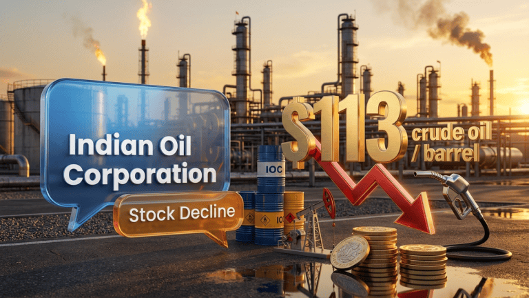 Indian Oil Corporation Limited shares fall after crude oil prices spike to $113 per barrel, here's detail